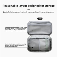 Sac de rangement pour câbles de données, sac numérique multifonctionnel portable en tissu Oxford, chargeur, batterie externe, écouteurs, accessoires électroniques