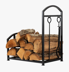Porta Legna in Legno Stile Australiano Robusto per Parco Pubblico, con Giunti Saldati al Laser di Precisione, Resistente alla Ruggine, con Attrezzi - Product Image 3