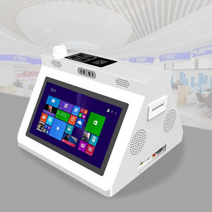 Vente directe usine Huilan Nouveau terminal de point de vente de bureau Caisse enregistreuse 18,5 pouces Double écran tactile 10 points de contact Ticket tactile - Product Image 3