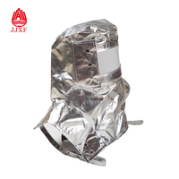 Vêtements de pompier anti-radiation résistants à l'huile en aluminium