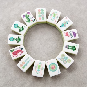 Tuiles de Mahjong Américain Personnalisées <span class=keywords><strong>en</strong></span> Acrylique Gravé, Design Moderne de Luxe à 4 Couches, pour le Divertissement - Product Image 5