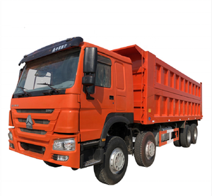 Nuevo Camión Volquete Pesado Sinotruk Howo 400HP 8x4 con Transmisión Manual, Asientos, Combustible Diésel y Volante a la Izquierda - Product Image 1