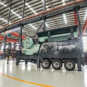 Мобильная щековая дробильная установка Baichy на шинном ходу, серии <span class=keywords><strong>PE</strong></span> и C, для горнодобывающей промышленности, карьеров и строительства (для производства заполнителя) - Product Image 1