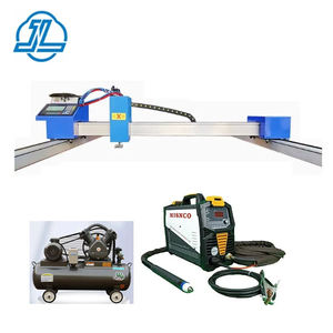 CNC Plasma Cutting Machine - <b>Mini</b> Portable Plasma Cutter with Small Cutting Table for Steel Pipe Processing - Product Image 1