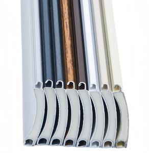 Lames <span class=keywords><strong>de</strong></span> store <span class=keywords><strong>enroulable</strong></span> en alliage d'aluminium <span class=keywords><strong>de</strong></span> conception moderne <span class=keywords><strong>de</strong></span> 55 mm avec protection UV pour les portes d'extérieur Moyen-Orient - Product Image 5