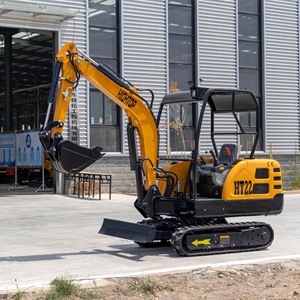 รถขุดไฮดรอลิกอเนกประสงค์จีน รุ่น HT22 ดีไซน์ใหม่ พร้อมหัวเจาะแบบ Thumb Auger สำหรับพื้นที่เกษตรกรรม - Product Image 6
