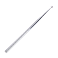 Antenne télescopique FM SIGNALWELL Super Signal M4 Thread 10 sections 1,2 m en cuivre à tête plate