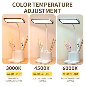 Lámpara de Estudio LED de Tres Colores, Fabricada en China, Lámpara de Libro Táctil ABS, Lámpara de Escritorio Recargable, Lámpara de Mesa, Lámpara Nocturna para el Hogar - Product Image 2