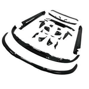Accessoires de modification <span class=keywords><strong>Techart</strong></span> pour <span class=keywords><strong>Porsche</strong></span> TAYCAN : Lame avant, Lame arrière, Aileron de coffre et Aileron de vent en fibre de carbone - Product Image 2