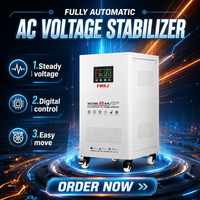 Régulateur de tension de sortie réglable entièrement automatique monophasé 20 KVA en cuivre, modèle SVC/TND, 50 Hz