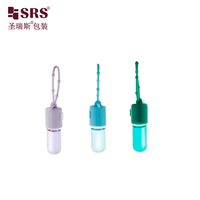 Conception unique 1ml 2ml 3ml 5ml 8ml 10ml rouleau de verre sur la bouteille avec la couleur faite sur commande de bouchon de silicone