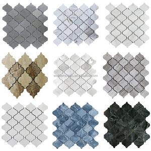 <span class=keywords><strong>Mosaico</strong></span> <span class=keywords><strong>in</strong></span> Marmo Beige Spagnolo a Forma di Lanterna Arabesca, <span class=keywords><strong>Mosaico</strong></span> <span class=keywords><strong>in</strong></span> <span class=keywords><strong>Pietra</strong></span> <span class=keywords><strong>Naturale</strong></span> per Rivestimenti Cucina e Decorazione Pareti Hotel - Product Image 3