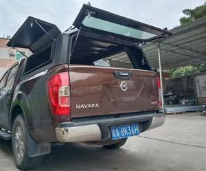 Capot de camionnette en aluminium en gros pour <span class=keywords><strong>Nissan</strong></span> <span class=keywords><strong>Navara</strong></span> NP300 D40 <span class=keywords><strong>D22</strong></span>, toit rigide robuste pour le camping, prix d'usine - Product Image 4