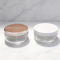 Bocaux en verre de luxe personnalisables avec votre logo, couleur et taille au choix, pour emballages cosmétiques et de soins de la peau (crème visage, yeux, corps, mains) – Capacités 30g et 50g