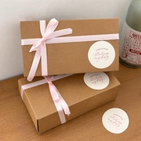 Autocollants alimentaires ronds personnalisés - Rouleaux d'autocollants décoratifs mats pour boîtes cadeaux, pots à biscuits et emballages de fête