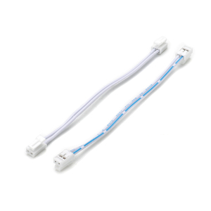 <span class=keywords><strong>2</strong></span> 针母对母白色带状电缆 300V FT1 带极性标记 JST 连接器，用于 LED 风扇传感器直流电源 PCB OEM - Product Image 1