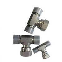 Connecteur de tuyau hydraulique droit forgé en acier au carbone et en acier inoxydable de qualité stable