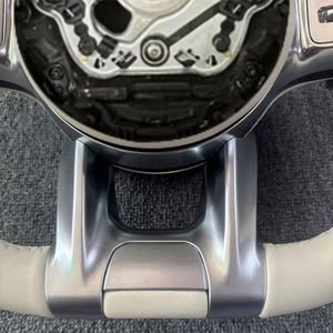 Housse de <span class=keywords><strong>volant</strong></span> en daim pour <span class=keywords><strong>Mercedes</strong></span> Benz S550 SL C300 GLK350 SE, cuir Alcantara sport, très demandée - Product Image 4