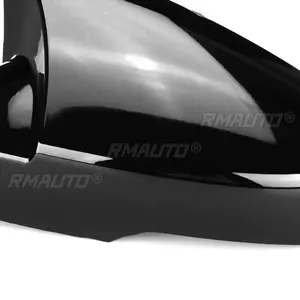 Cubiertas para Espejos Retrovisores Laterales para Skoda Octavia Mk3 A7 5E 2014-2019, Accesorios de Fibra de Carbono, Negro Brillante - Product Image 4