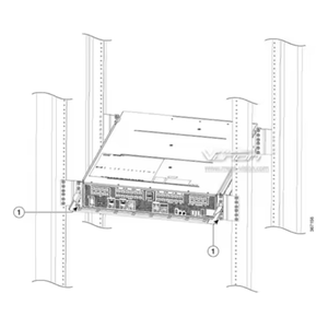 C9500X-4PTH-KIT= Rail de montage à 4 points de 23 pouces pour C9500X-60L4D-A - Product Image 2