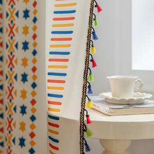 <span class=keywords><strong>Tende</strong></span> stampate digitali in stile persiano, geometria astratta, adatte per feste di vacanza vita quotidiana di casa alberghi bar e così via - Product Image 4