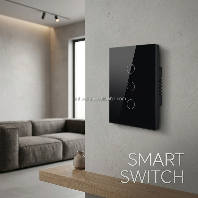 Customizable Interruptor Intelligent Touch Panel Smart WIFI Switch Home Hotel 1/2/3/4 Gang Voice Operated App Remote Timing 10A