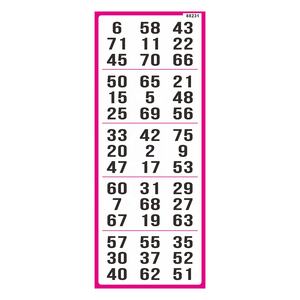 خدمات الطباعة الرقمية المخصصة الألوان النابضة بالحياة والتفاصيل لعبة البنغو ورقة Cmyk البيانات المتغيرة - Product Image 2