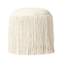 Banc ottoman rembourré à franges et pompons pour entrée, couloir, hall, avec siège, idéal pour changer de chaussures, en vente
