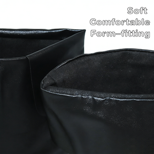 Accesorios <span class=keywords><strong>de</strong></span> Disfraces para Fiesta <span class=keywords><strong>de</strong></span> Halloween Pafu, Cubrebotas <span class=keywords><strong>de</strong></span> Pirata con Cordón Elástico, Fundas para Zapatos, Cubrebotas Negros <span class=keywords><strong>de</strong></span> Pirata - Product Image 5