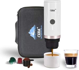 Machine à expresso électrique portable avec auto-chauffage en 3-4 minutes, 20 bars, mini petite cafetière 12V <span class=keywords><strong>24V</strong></span> pour voiture, compatible avec les capsules NS - Product Image 2
