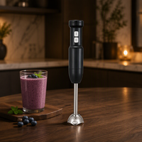 Mixeur plongeant haute vitesse 400W avec lame en acier inoxydable multifonction