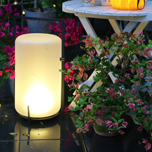 Cảnh quan ngoài trời Kính không thấm nước sạc pin <span class=keywords><strong>LED</strong></span> di động cầm tay bầu không khí năng lượng mặt trời ánh sáng sân vườn cho sân - Product Image 4