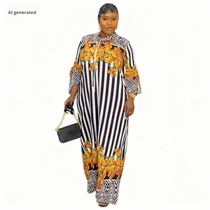 one size fits all dresses wholesale Plus Size Ruffle V-Neck A-Line Floor Length Evening Dress for Special  Occasions