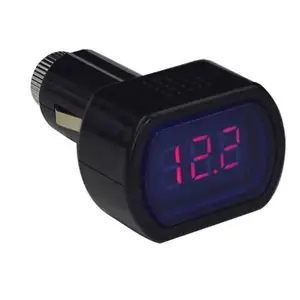 Mini Digital Display Auto Voertuig Accuspanning Meter Rode Led 3 Display Tester Voltmeter Voor Dc 12V 24V auto Auto Accessaries