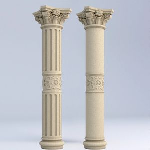 Molde de plástico, decoración de pared Exterior Circular, molde de columna romana, puerta de estilo europeo, balcón, Pilar, Pilar, columna lateral, hormigón - Product Image 4