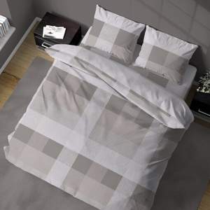 Ensemble de housse de couette 100% coton, design écossais, taille Queen française 240x220cm - Product Image 2