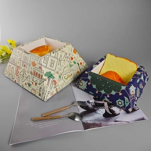 Sunshine Custom Pyramidal Grazing <b>Box</b> Paperboard Takeaway <b>Dessert</b> Bread Snack Combo Platter in Pyramid Shape for Food Use - Product Image 5