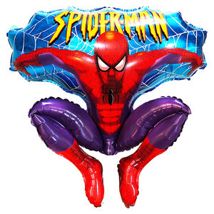 <span class=keywords><strong>Ballon</strong></span> en aluminium pour fête d'anniversaire d'enfants, personnage de dessin animé, super-héros, Captain <span class=keywords><strong>Spiderman</strong></span>, <span class=keywords><strong>Spiderman</strong></span> Man, vente en gros - Product Image 3