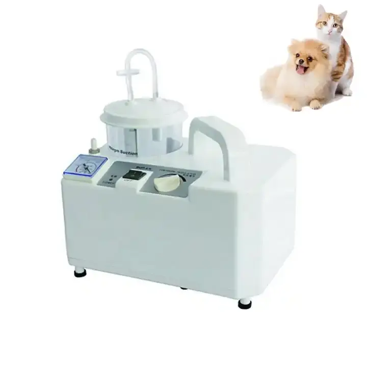 Extractor de vacío portátil recargable para Hospital veterinario, máquina de succión de unidad portátil de succión de flema