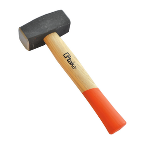 Ttake Bricklayer's Mallet 5080 Wooden Handle Rubber Grip <b>Hammer</b> For Masonry Work - Product Image 2