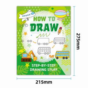 Suministros de Arte Divertidos para Niños, Recuerdos de Fiesta, Set de Actividades, Manualidades para Festivales, Libro para Colorear de Vehículos para Niños Pequeños - Product Image 6