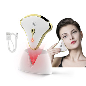 Strumento di sollevamento per il dimagrimento del <span class=keywords><strong>viso</strong></span> di alta qualità a forma triangolare elettrico Gua Sha collo facciale raschietto per il corpo strumento dispositivo di bellezza - Product Image 1