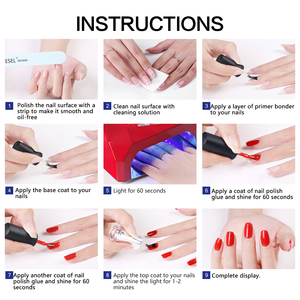 Kit de vernis à ongles en gel professionnel BOMESEL, 39 couleurs, 10 ml, durcissement UV/LED, sans TPO ni HEMA, fournitures pour la manucure et la pédicure - Product Image 2