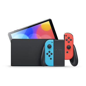 Nouvelle Offre Spéciale : Console de Jeu <span class=keywords><strong>Switch</strong></span> OLED Japonaise Rouge et Bleue NS, Version Renouvelée et Renforcée de HomeWholesale - Product Image 5