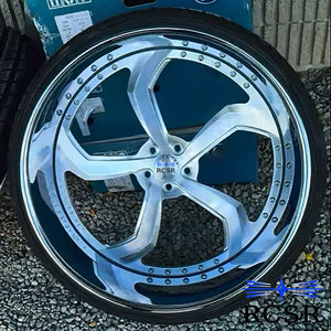ล้อฟอร์จ RCSR ขนาด 5x112 5x114.3 5x120 6x139.7 ขนาด 22 24 26 28 นิ้ว สีทองโรส สำหรับล้อ 6 รู ของรถเชฟโรเลต เมอร์เซเดส-เบนซ์ ปอร์เช่ - Product Image 2
