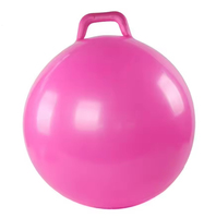 Ballon de yoga gonflable en PVC, balles rebondissantes avec poignées, anti-explosion, diamètre 45 cm, pour enfants, saut et rebondissements en intérieur et en extérieur