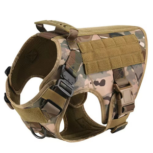 Harnais de luxe pour chien avec laisse, harnais de poitrine pour chien en nylon 1000D camouflage - Product Image 3