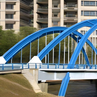 Puente Arqueado de Acero Prefabricado para Aplicaciones de Carga Pesada en Carreteras y Ferrocarriles