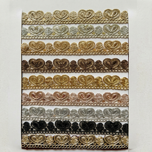 <b>Beads</b> Work Fancy <b>Fabric</b> Embroidered Decorative Textile for Wedding Wear Party Dresses Ethnic Clothing and Fashion Garments - Product Image 1