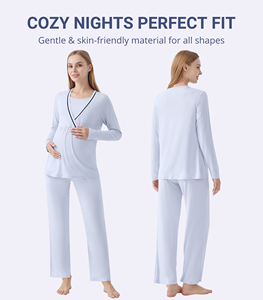 Conjunto de Pijama de Maternidad Modal para el Hogar, 100% Bambú, Liquidación de Existencias, Listo para Enviar - Product Image 2